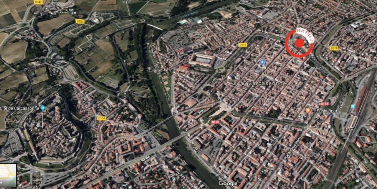 Carcassonne Centre Avec Balcon Et Parking Apartamento Exterior foto